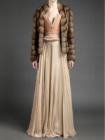 Golden Russian Sable Fur Jacket Fit in - Image 2