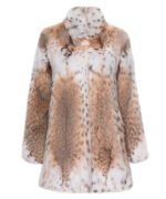 Bobcat Lynx Fur Coat Patricia