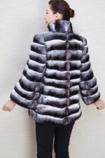 Chinchilla Fur Jacket Mid Hip - Image 5