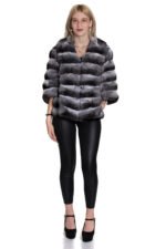 Chinchila Fur Cape Claire - Image 2