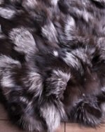 Silver Fox Fur Fur Blanket Throw Cover Penya - Image 4