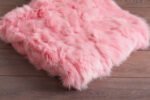 Pink Fox Fur Fur Blanket Throw Cover - Image 3