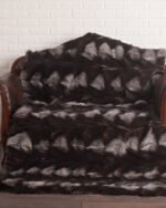 Silver Fox Fur Fur Blanket Throw Cover Himalaya