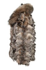 Lynx Fur Jacket Fin Raccoon Collar - Image 4