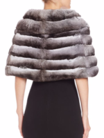 Chinchilla Fur Cape Elegant - Image 2