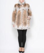 Bobcat Lynx Fur Coat Patricia - Image 4