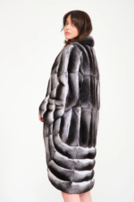 Chinchilla Fur Coat Alvit - Image 2