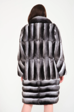 Chinchilla Fur Coat Alvit - Image 3