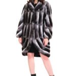 Chinchilla Fur Coat Alvit
