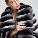 Chinchilla Jacket Shawl Collar