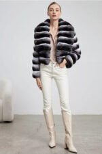 Chinchilla Jacket Shawl Collar - Image 2