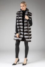 Chinchilla Fur Vest Claire - Image 4