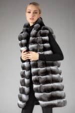 Chinchilla Fur Vest Claire - Image 2
