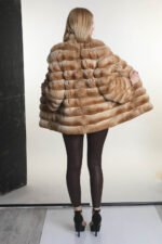 Coffee Cream Chinchilla Coat - Image 4
