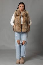 Fin Raccoon Fur Vest