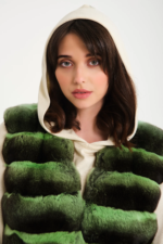 Green Chinchilla Vest - Image 5