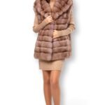 Hooded Sable Vest Ronia