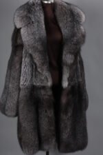 Blue Frost Fox Mens Fox Fur Coat - Image 5