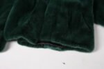 Men's Green Mink Fur Bomber Hooded - Image 4