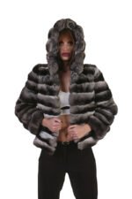 Chinchilla Coat Hooded - Image 3