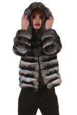 Chinchilla Coat Hooded