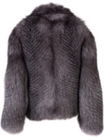 Blue frost Men's Fox Fur Coat - Image 4