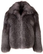 Blue frost Men's Fox Fur Coat - Image 3