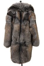 Cross Fox Mens Fur Coat - Image 3