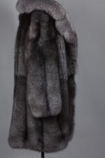 Blue Frost Fox Mens Fox Fur Coat - Image 4
