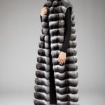 Long Chinchilla Fur Vest Nadia