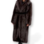 Long Sable Fur Coat Kaatri