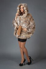 Lynx Fur Cape Mikaela - Image 2