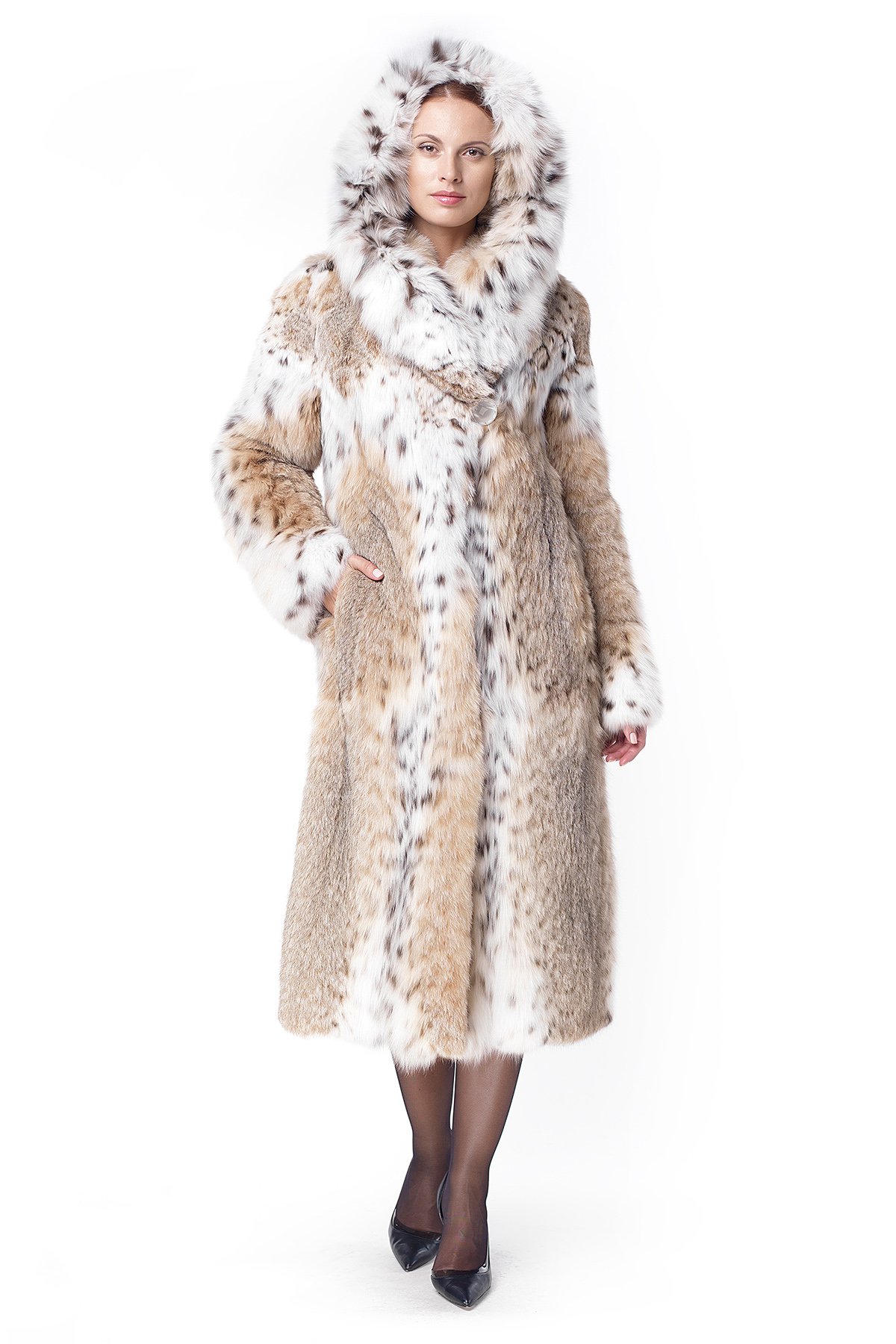 Lynx_Coat_Kimiko_Long_Hooded_3__97878 Lynx Coat Kimiko - Image 1