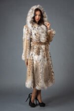 Lynx Coat Yuna Hooded - Image 2