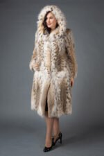 Lynx Coat Yuna Hooded - Image 4