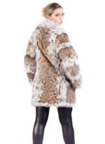 Bobcat Lynx Fur Coat Desert Seduction - Image 2
