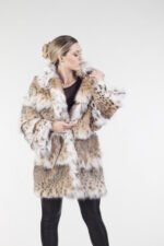 Bobcat Lynx Fur Coat Desert Seduction