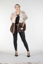 Bobcat Lynx & Sable Fur Coat - Image 3