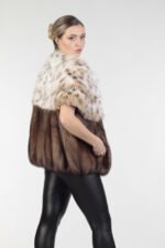 Bobcat Lynx & Sable Fur Coat - Image 6