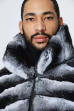 Men's Chinchilla Bomber Jacket - Image 3