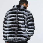 Men's Chinchilla Bomber Jacket - Image 2