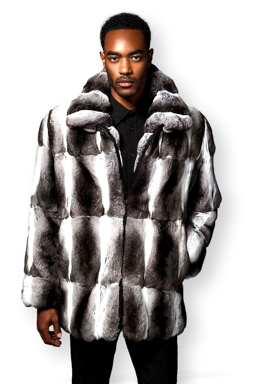 Mens_Chinchilla_Coat_1__95210 Men's Chinchilla Coat - Image 1