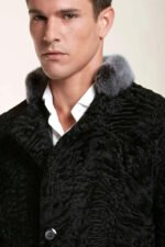 Mens Persian Lamb Fur Coat