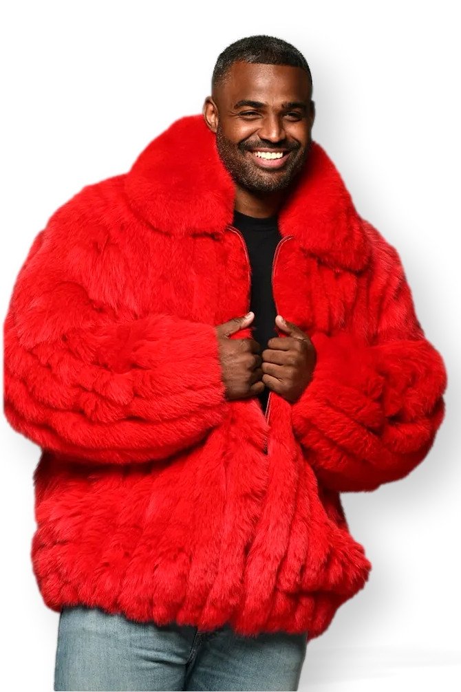 Mens_Red_Fox_Bomber_1__49105 Men's Red Fox Bomber - Image 1