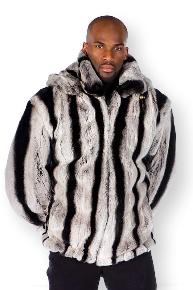 Mens_Rex_Chinchilla_Bomber__36773 Rex Chinchilla Bomber Jacket - Image 1