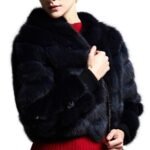Navy Sable Fur Jacket