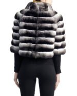 Short Chinchilla Fur Jacket - Image 2