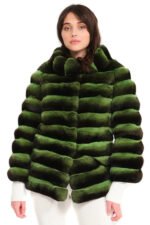Neon Green Chinchilla Jacket