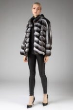 Chinchilla Fur Coat Nicole - Image 4