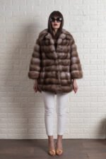 Russian Sable Fur Coat Yvette - Image 3